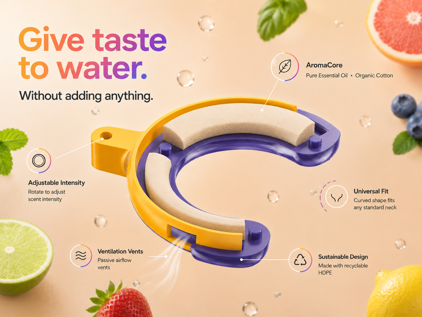 WaterSense™ Flavor'ring — product render